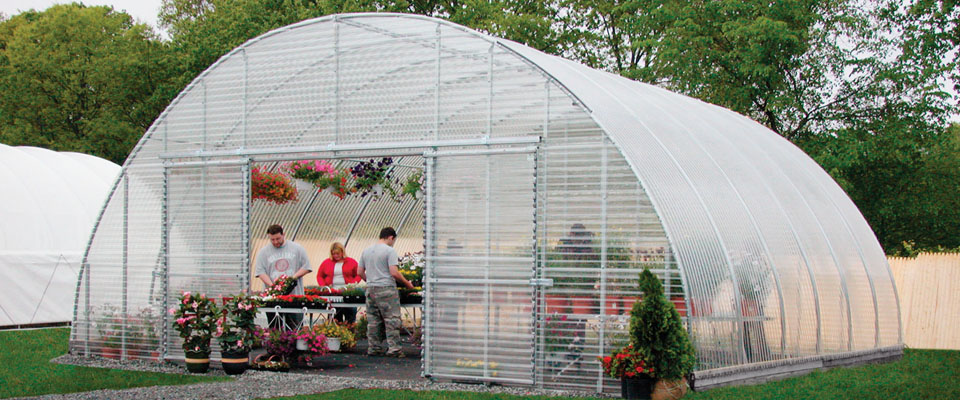 Big Round Corrugated greenhouse